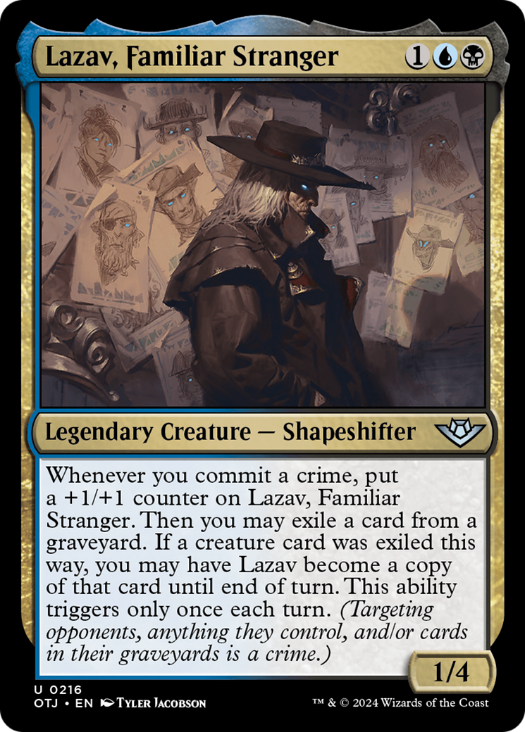 Lazav, Familiar Stranger [Outlaws of Thunder Junction] | Nerdhalla Games