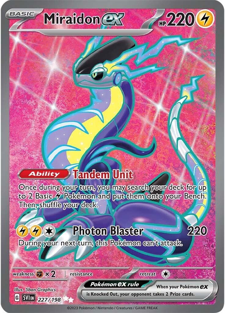 Miraidon ex (227/198) [Scarlet & Violet: Base Set] | Nerdhalla Games