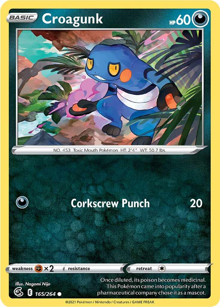 Croagunk (165/264) [Sword & Shield: Fusion Strike] | Nerdhalla Games