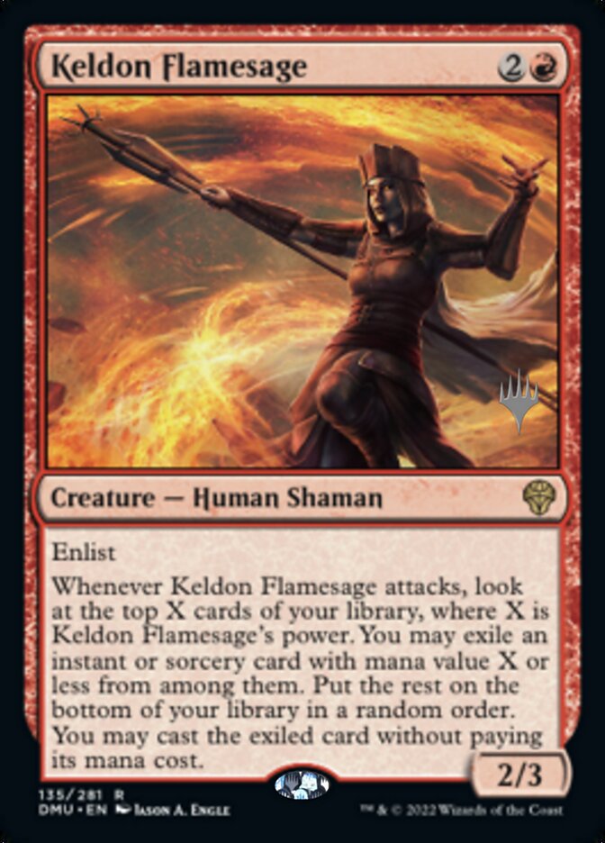 Keldon Flamesage (Promo Pack) [Dominaria United Promos] | Nerdhalla Games