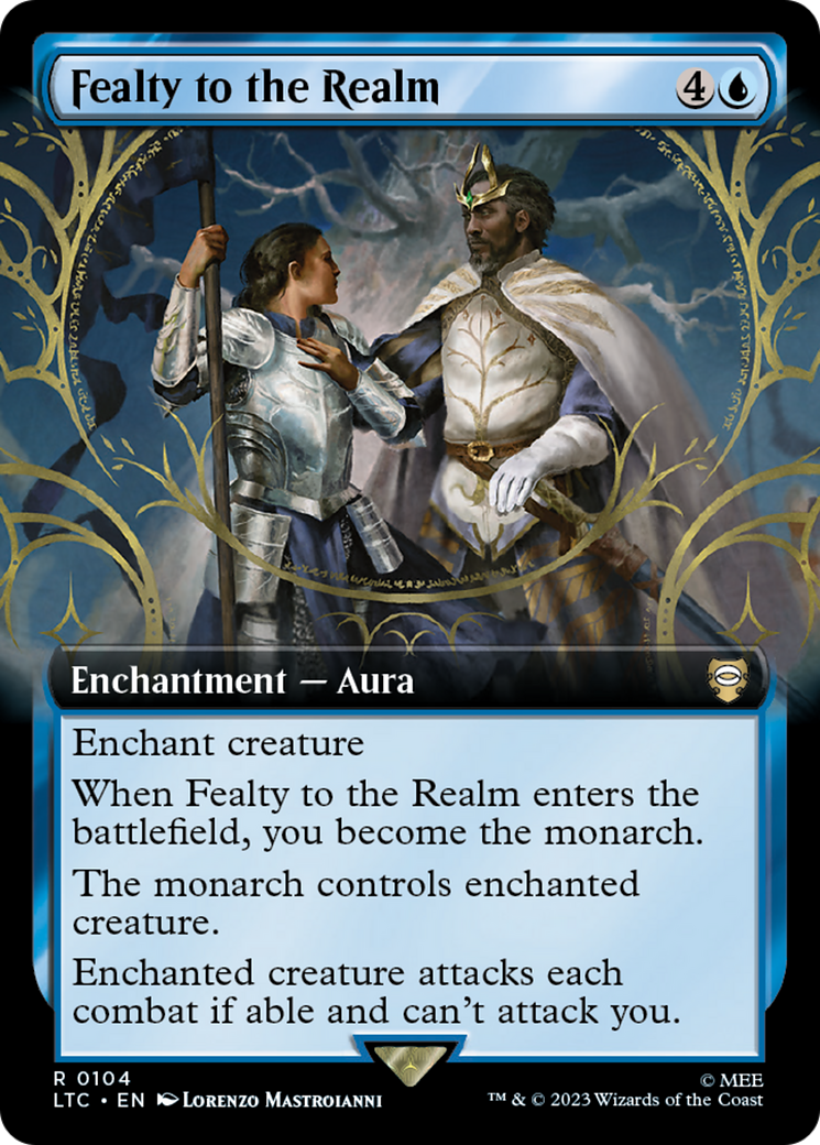 Fealty to the Realm (Extended Art) [The Lord of the Rings: Tales of Middle-Earth Commander] | Nerdhalla Games