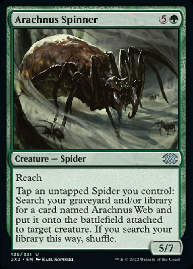 Arachnus Spinner [Double Masters 2022] | Nerdhalla Games