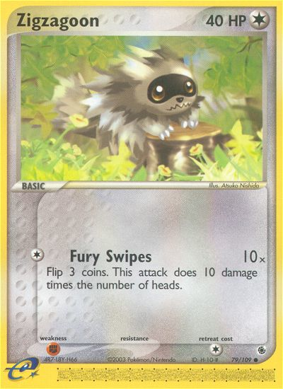 Zigzagoon (79/109) [EX: Ruby & Sapphire] | Nerdhalla Games