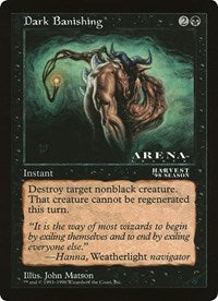 Dark Banishing (Oversized) [Oversize Cards] | Nerdhalla Games