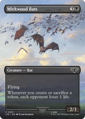 Mirkwood Bats (Borderless Alternate Art) [The Lord of the Rings: Tales of Middle-Earth] | Nerdhalla Games