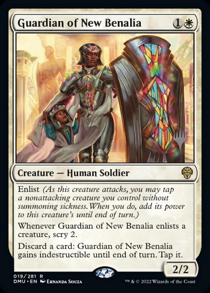 Guardian of New Benalia (Promo Pack) [Dominaria United Promos] | Nerdhalla Games