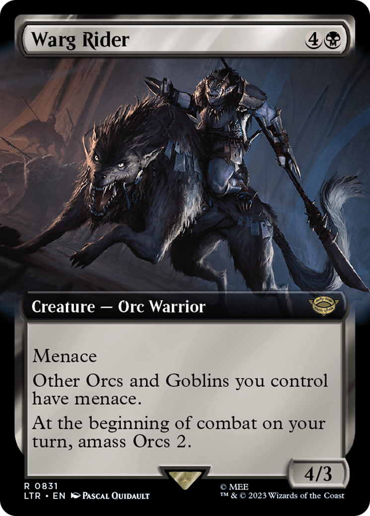 Warg Rider (Extended Art) [The Lord of the Rings: Tales of Middle-Earth] | Nerdhalla Games