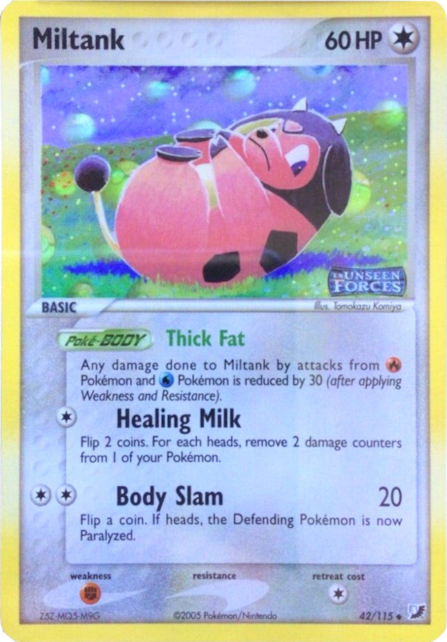 Miltank (42/115) (Stamped) [EX: Unseen Forces] | Nerdhalla Games