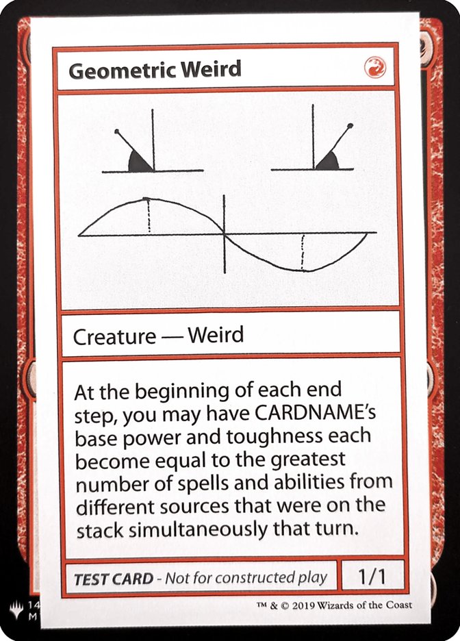 Geometric Weird [Mystery Booster Playtest Cards] | Nerdhalla Games