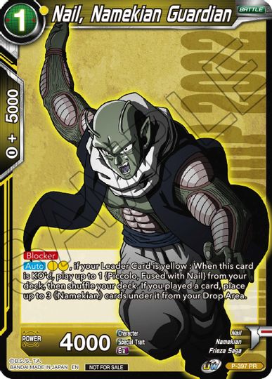 Nail, Namekian Guardian (P-397) [Promotion Cards] | Nerdhalla Games