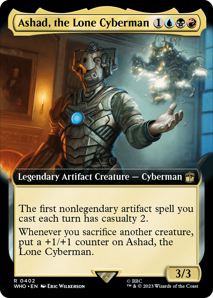 Ashad, the Lone Cyberman (Extended Art) [Doctor Who] | Nerdhalla Games