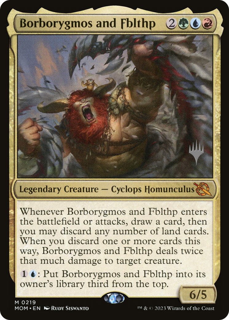 Borborygmos and Fblthp (Promo Pack) [March of the Machine Promos] | Nerdhalla Games