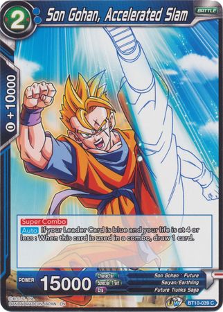 Son Gohan, Accelerated Slam (BT10-039) [Rise of the Unison Warrior 2nd Edition] | Nerdhalla Games