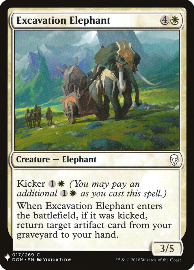 Excavation Elephant [Mystery Booster] | Nerdhalla Games