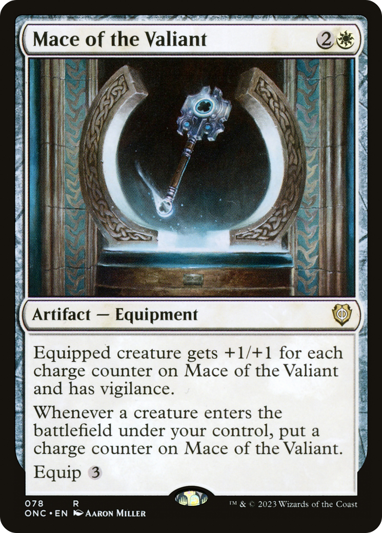 Mace of the Valiant [Phyrexia: All Will Be One Commander] | Nerdhalla Games