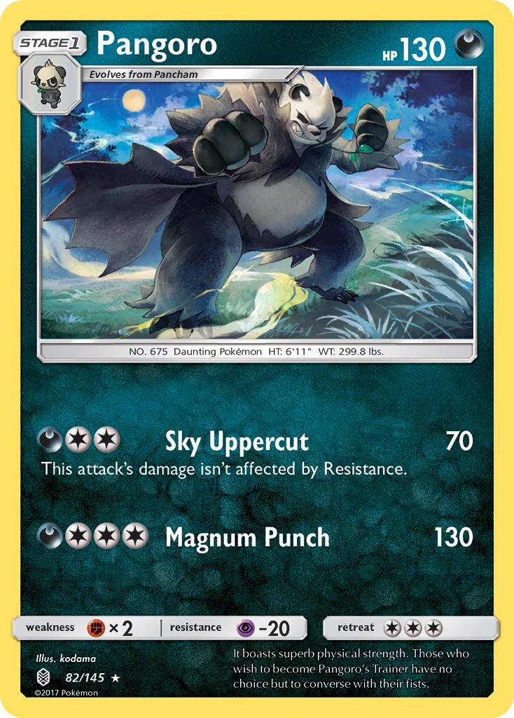 Pangoro (82/145) [Sun & Moon: Guardians Rising] | Nerdhalla Games