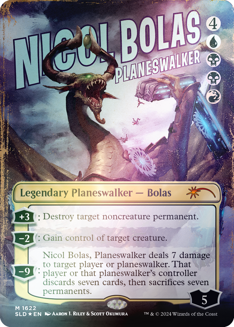 Nicol Bolas, Planeswalker (Rainbow Foil) [Secret Lair Drop Series] | Nerdhalla Games