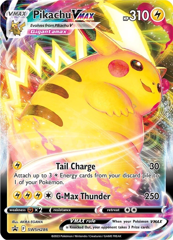 Pikachu VMAX (SWSH286) (Jumbo Card) [Sword & Shield: Black Star Promos] | Nerdhalla Games