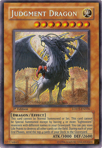 Judgment Dragon [LODT-EN026] Secret Rare | Nerdhalla Games