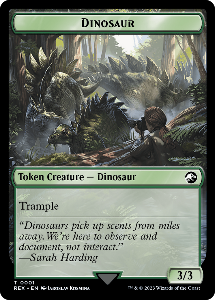 Map // Dinosaur (0001) Double-Sided Token [The Lost Caverns of Ixalan Tokens] | Nerdhalla Games