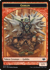 Goblin (010) // Wrenn and Six Emblem Double-Sided Token [Modern Horizons Tokens] | Nerdhalla Games