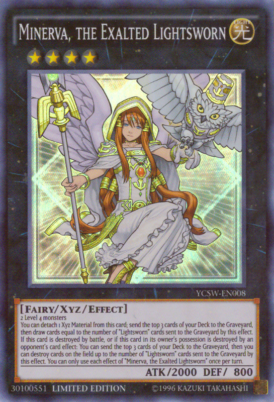 Minerva, the Exalted Lightsworn [YCSW-EN008] Super Rare | Nerdhalla Games