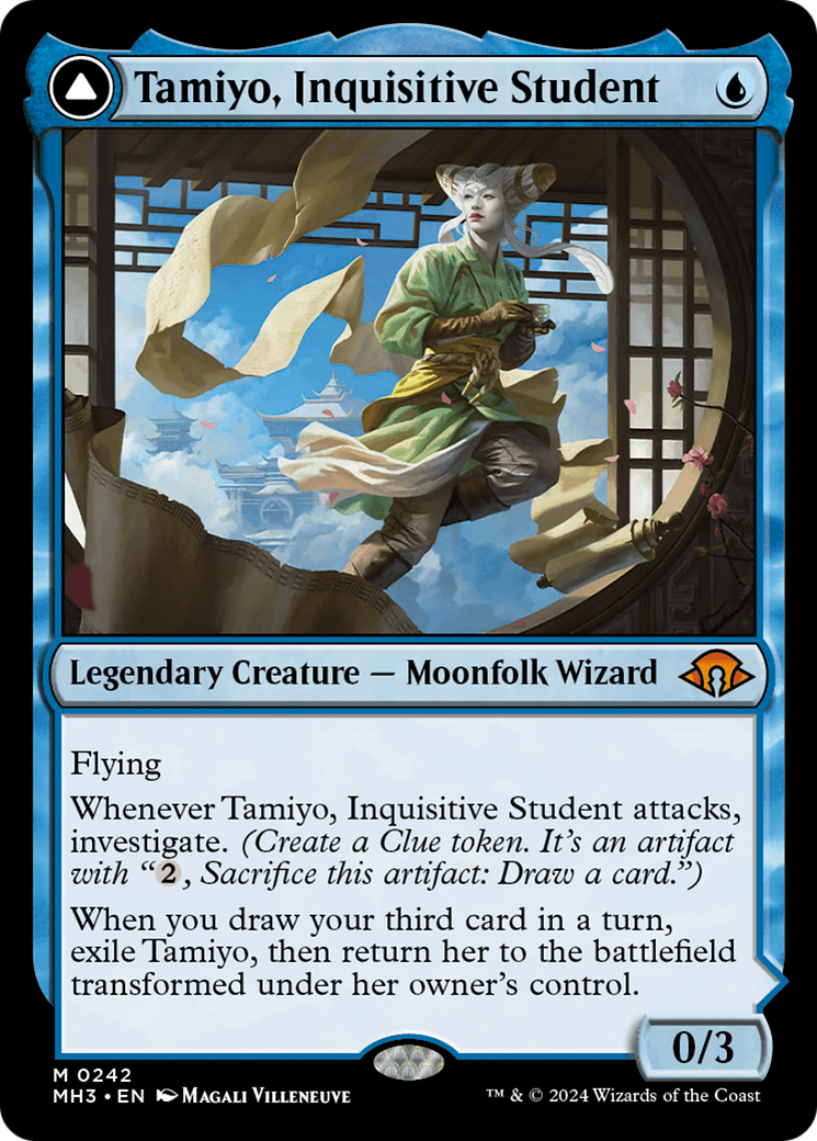 Tamiyo, Inquisitive Student // Tamiyo, Seasoned Scholar [Modern Horizons 3] | Nerdhalla Games