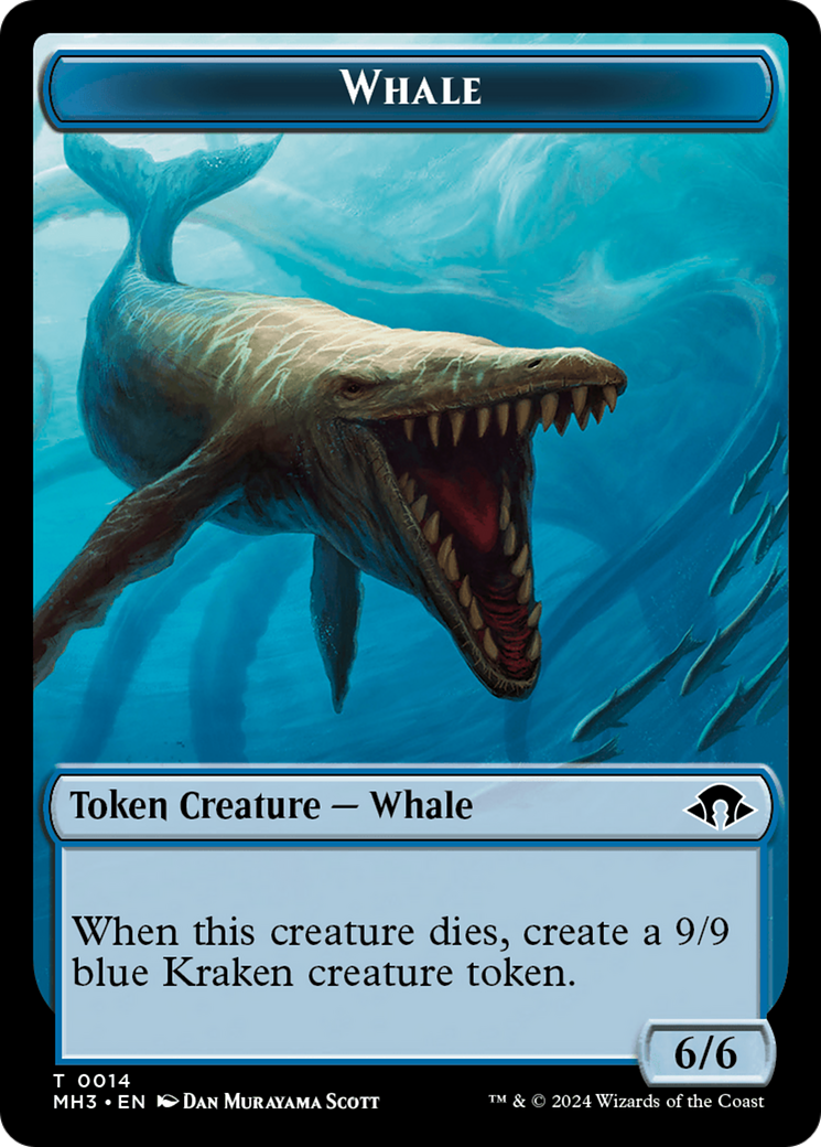 Whale // Energy Reserve Double-Sided Token [Modern Horizons 3 Tokens] | Nerdhalla Games