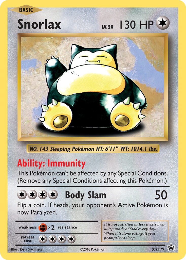 Snorlax (XY179) [XY: Black Star Promos] | Nerdhalla Games