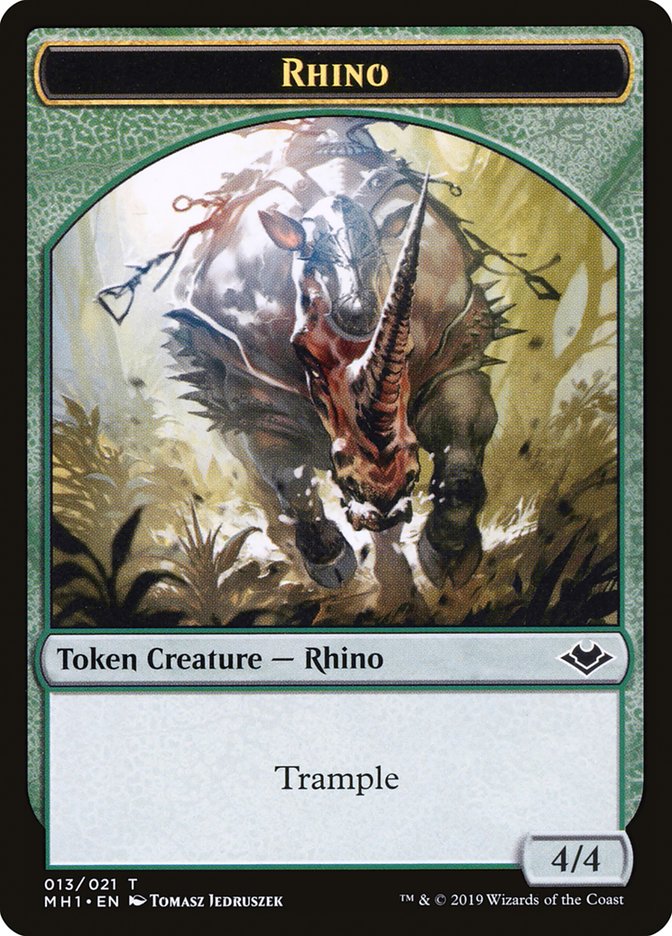 Rhino Token [Modern Horizons Tokens] | Nerdhalla Games