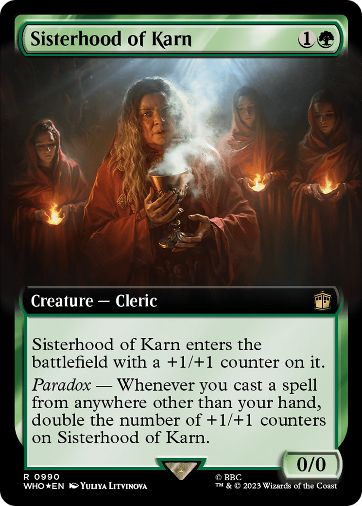 Sisterhood of Karn (Extended Art) (Surge Foil) [Doctor Who] | Nerdhalla Games