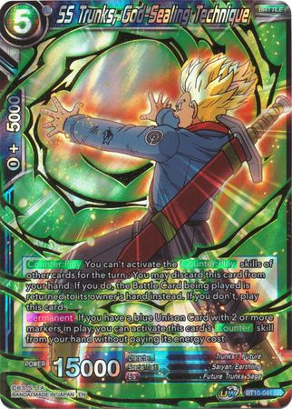 SS Trunks, God-Sealing Technique (BT10-044) [Rise of the Unison Warrior 2nd Edition] | Nerdhalla Games