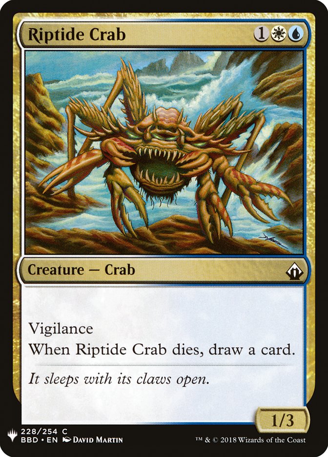 Riptide Crab [Mystery Booster] | Nerdhalla Games