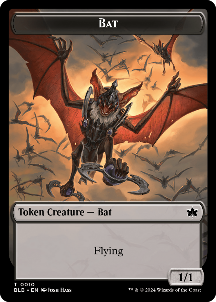 Bat Token [Bloomburrow Tokens] | Nerdhalla Games