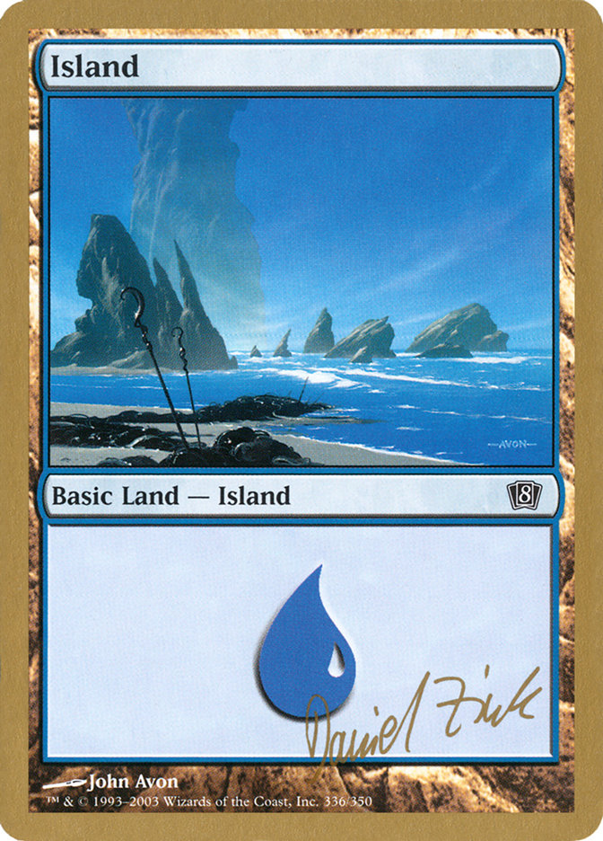 Island (dz336) (Daniel Zink) [World Championship Decks 2003] | Nerdhalla Games