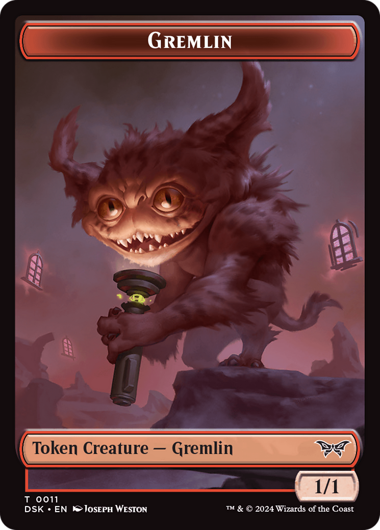 Gremlin Token [Duskmourn: House of Horror Tokens] | Nerdhalla Games