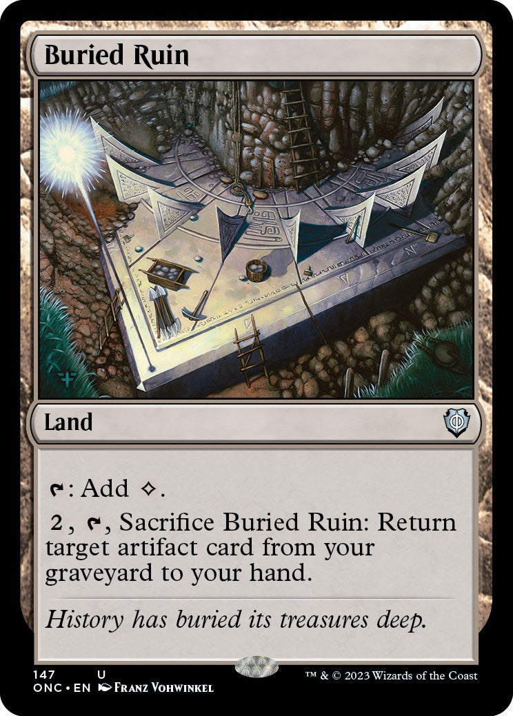 Buried Ruin [Phyrexia: All Will Be One Commander] | Nerdhalla Games