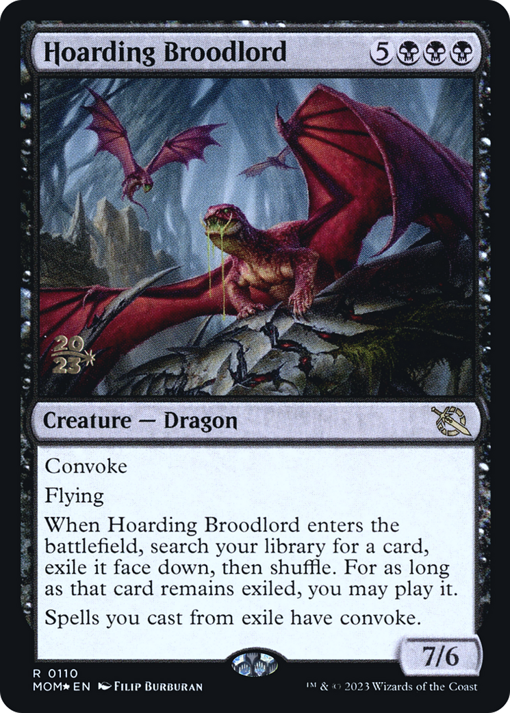 Hoarding Broodlord [March of the Machine Prerelease Promos] | Nerdhalla Games