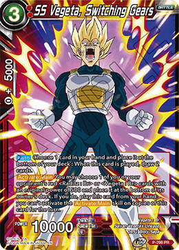 SS Vegeta, Switching Gears (P-296) [Tournament Promotion Cards] | Nerdhalla Games