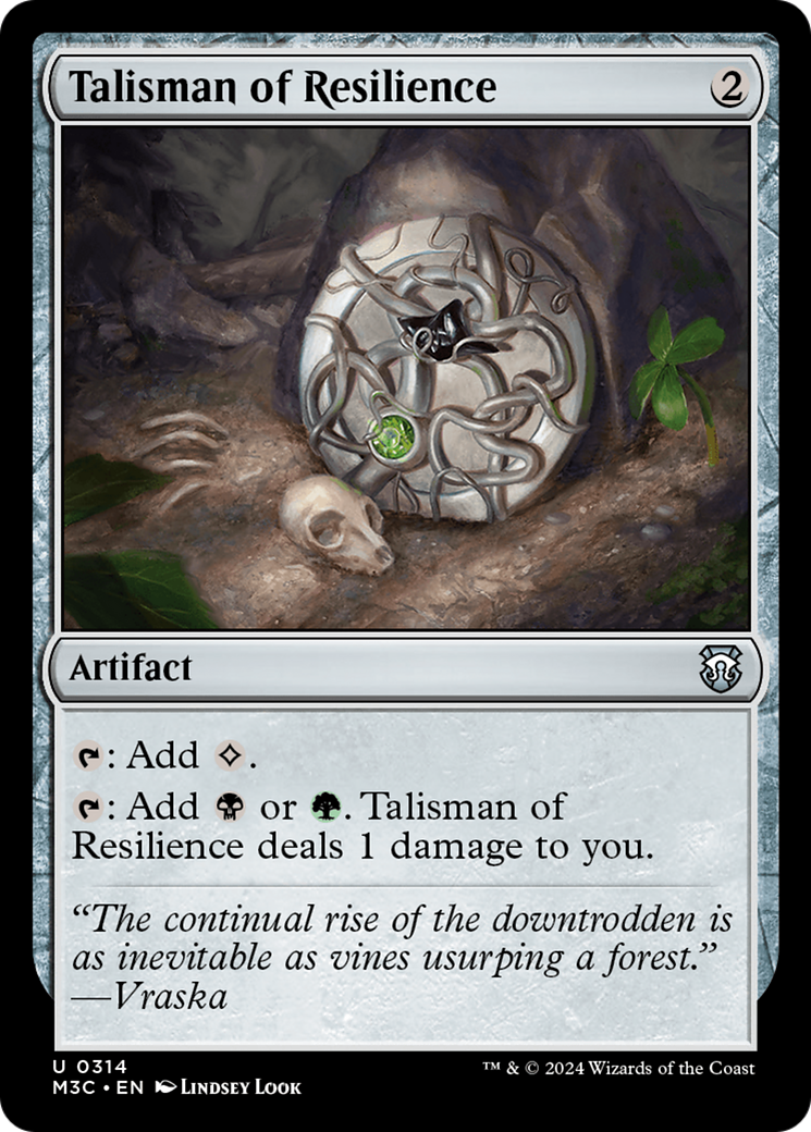 Talisman of Resilience (Ripple Foil) [Modern Horizons 3 Commander] | Nerdhalla Games