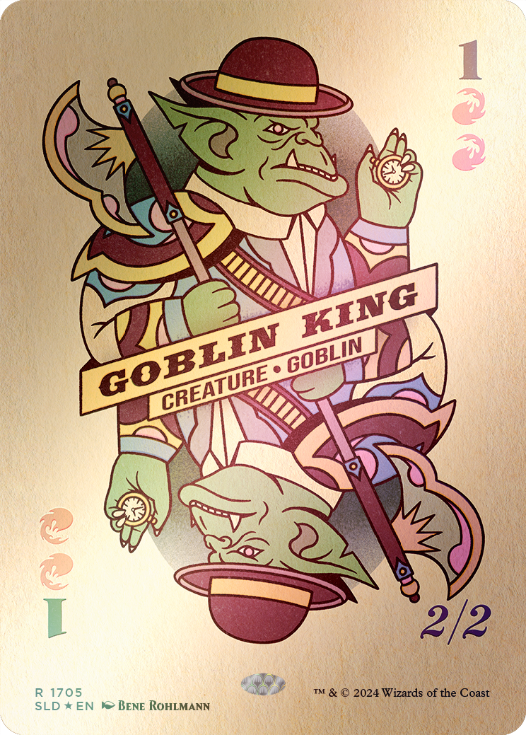 Goblin King (1705) (Rainbow Foil) [Secret Lair Drop Series] | Nerdhalla Games