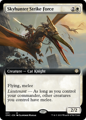 Skyhunter Strike Force (Extended Art) [Phyrexia: All Will Be One Commander] | Nerdhalla Games