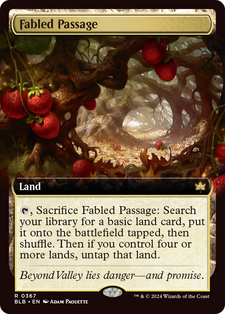 Fabled Passage (Extended Art) [Bloomburrow] | Nerdhalla Games