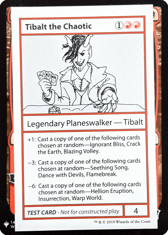 Tibalt the Chaotic [Mystery Booster Playtest Cards] | Nerdhalla Games