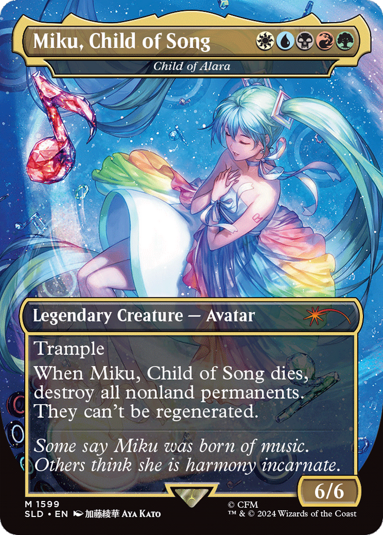 Miku, Child of Song - Child of Alara [Secret Lair Drop Series] | Nerdhalla Games