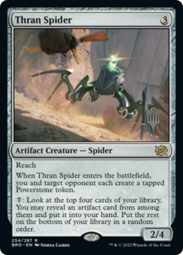 Thran Spider (Promo Pack) [The Brothers' War Promos] | Nerdhalla Games