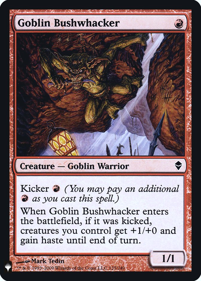 Goblin Bushwhacker [Mystery Booster] | Nerdhalla Games