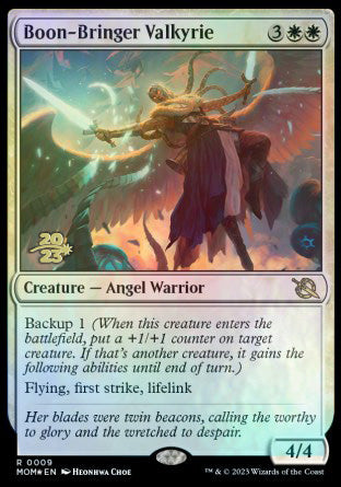 Boon-Bringer Valkyrie [March of the Machine Prerelease Promos] | Nerdhalla Games