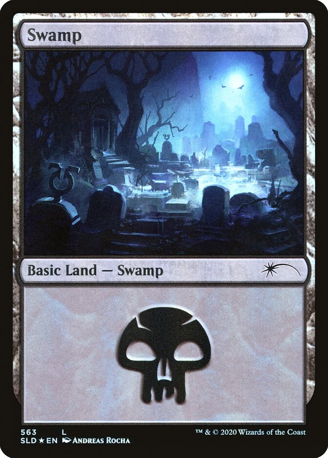 Swamp (Spooky) (563) [Secret Lair Drop Promos] | Nerdhalla Games