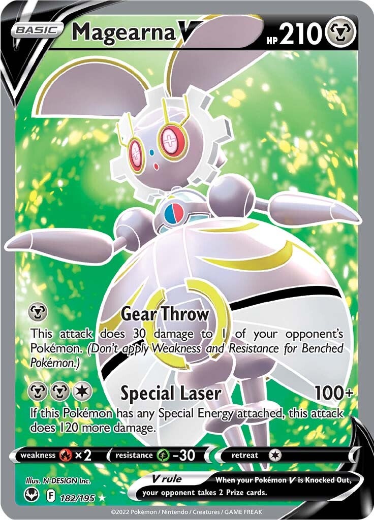 Magearna V (182/195) [Sword & Shield: Silver Tempest] | Nerdhalla Games